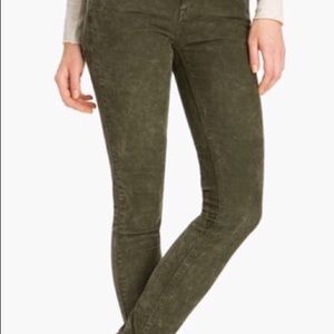Free People Olive Corduroy pants